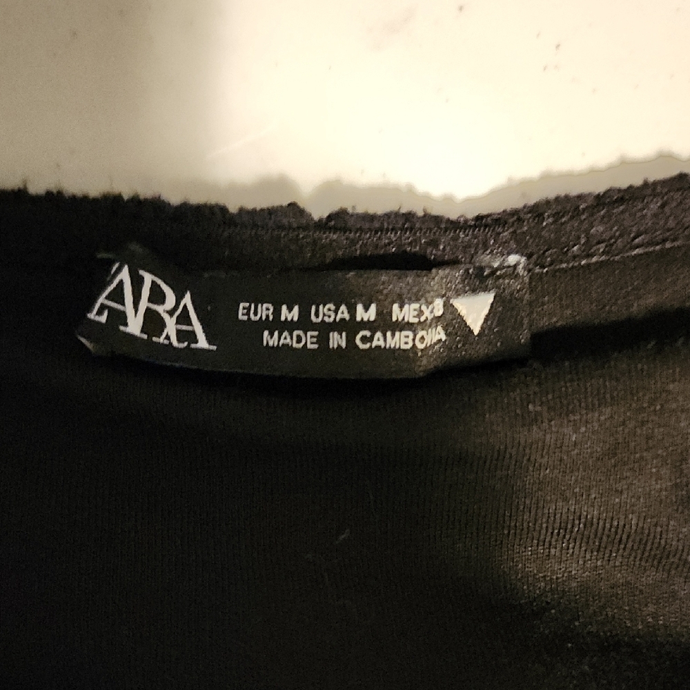 Zara Trendy Mini Black Dress In MED - Picture 2 of 7